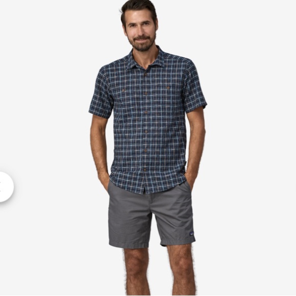 Men’s XXL Button Down Short Sleeve Plaid Shirt